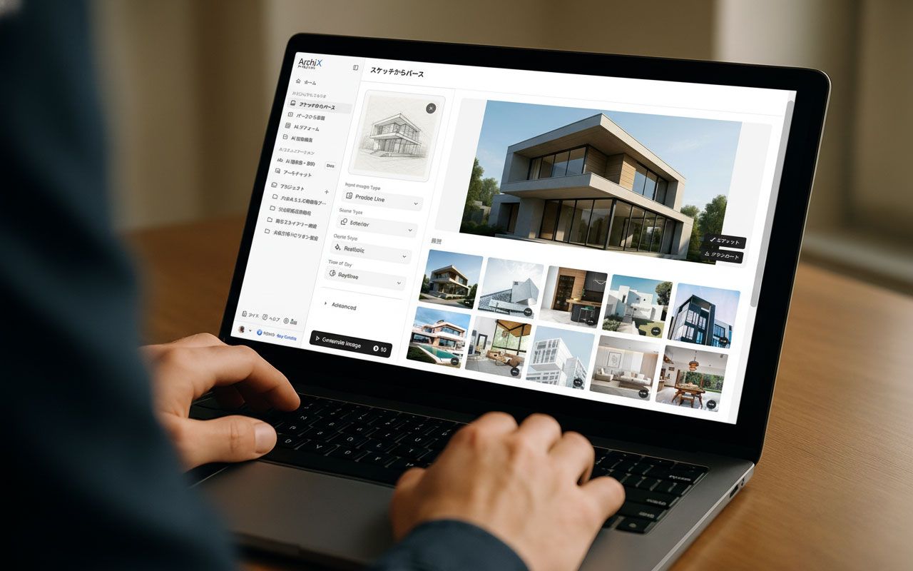 Why is it difficult to create an architectural perspective with image generation AI, and how to overcome these challenges