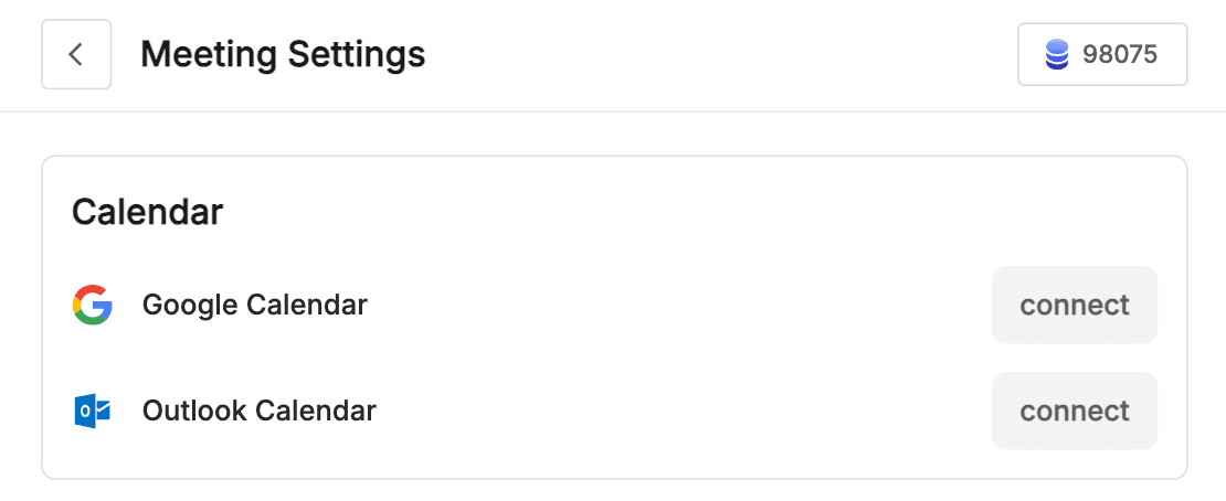 Connect Google or Outlook Calendar