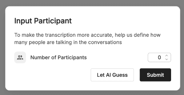 For Accuracy of Transcription