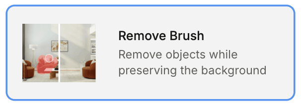 Select the Remove Brush from Edit Mode